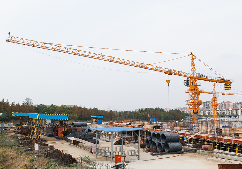 QTZ125 (6015) Topkit Construction Tower Crane 10T Kapasiti Beban