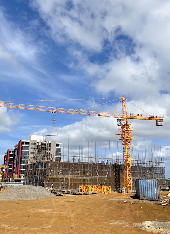 Projek QTZ50 (5010) Tower Crane di Mauritius